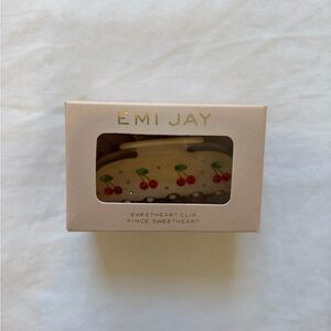 Emi Jay Sweetheart Claw Clip in Cherry Pie